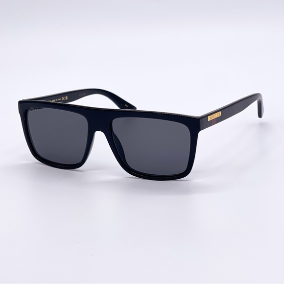 NEW GUCCI MEN BLACK SUNGLASSES - Picture 3 of 6